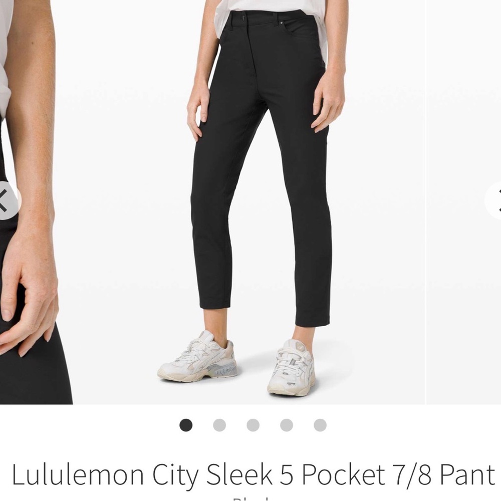 Lululemon City Sleek 5 Pocket 7/8 Pant